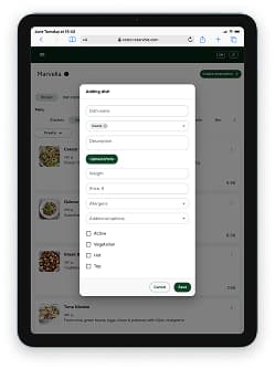 Crea nuevos platos